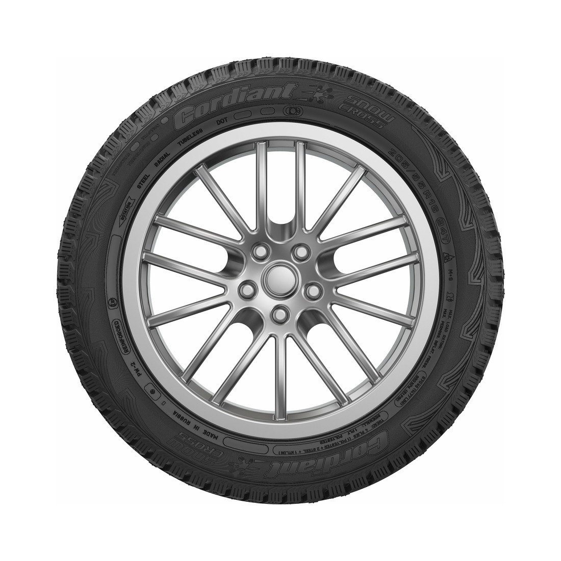 155/70  R13  Cordiant Snow Cross шип 75Q Вид 2